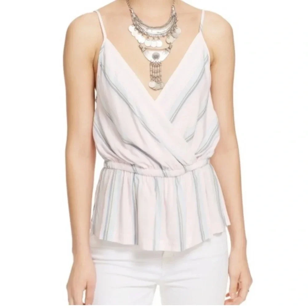 Pink Free People Psychedelic Summer Top